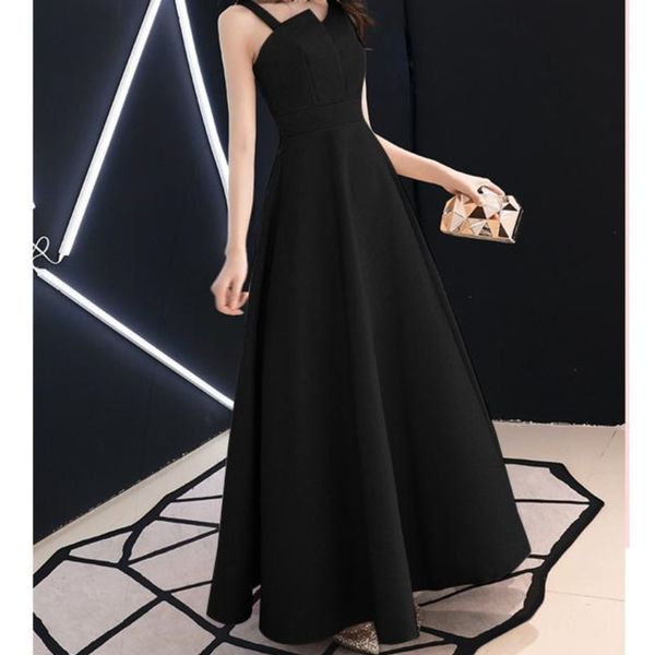 elegant irregular neckline spaghetti strap evening dress long satin sleeveless a line prom dress robe de soiree, Black;red
elegant irregular neckline spaghetti strap evening dress long satin sleeveless a line prom dress robe de soiree, Black;red