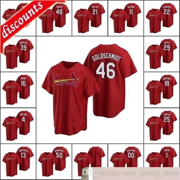 2020 baseball men #22 jack flaherty 46 paul goldschmidt 4 yadier molina bader custom women youth kid red alternate jerseys, Blue;black
2020 baseball men #22 jack flaherty 46 paul goldschmidt 4 yadier molina bader custom women youth kid red alternate jerseys, Blue;black