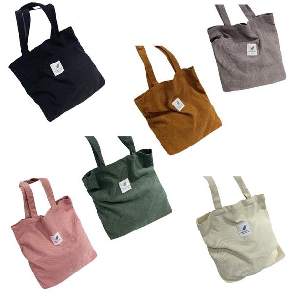 storage bags k3na women corduroy ribbed velvet tote bag letters label patchwork solid color shopping single shoulder handbag purse
storage bags k3na women corduroy ribbed velvet tote bag letters label patchwork solid color shopping single shoulder handbag purse
