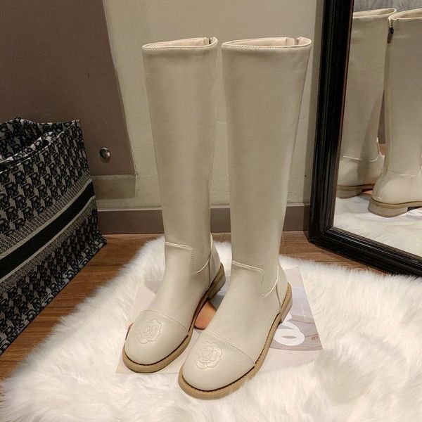 boots winter style knee high genuine leather women warm motorcycle fashion cowhide shoes, Black
boots winter style knee high genuine leather women warm motorcycle fashion cowhide shoes, Black