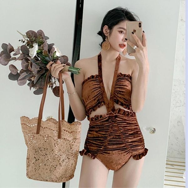 one peice swimsuit women woman piece sports swimwear solid female new red pleated velvet push up back spandex
one peice swimsuit women woman piece sports swimwear solid female new red pleated velvet push up back spandex