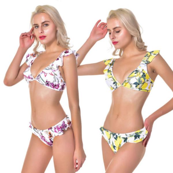 2019 brand itfabs women zomer badmode bikini set flower print push-up bh badpak, White;black
2019 brand itfabs women zomer badmode bikini set flower print push-up bh badpak, White;black
