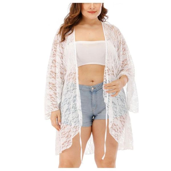 women's swimwear women pareo beach plus size lace irregular flared sleeves bikini cover blouse up dress, White;black
women's swimwear women pareo beach plus size lace irregular flared sleeves bikini cover blouse up dress, White;black
