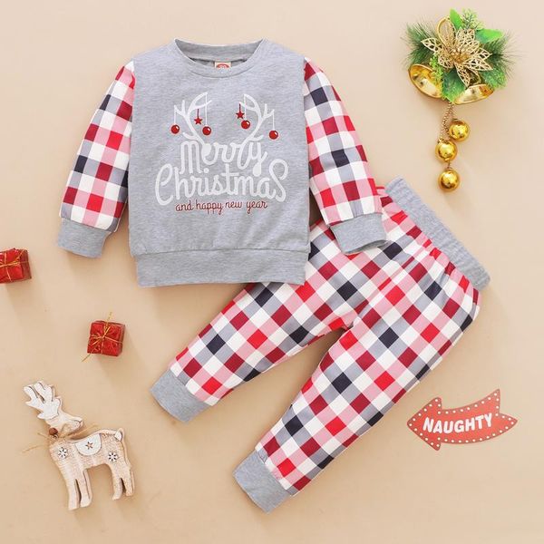 2021 fall clothes newborn baby boys girls christmas print patchwork plaid +plaid pants set christmas clothes roupas infantis, White
2021 fall clothes newborn baby boys girls christmas print patchwork plaid +plaid pants set christmas clothes roupas infantis, White