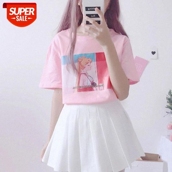 sunfiz yf harajuku kawaii sailor moon pink white t shirt women summer ulzzang lolita style loose tshirt schoolgirl cute tee #c69h
sunfiz yf harajuku kawaii sailor moon pink white t shirt women summer ulzzang lolita style loose tshirt schoolgirl cute tee #c69h