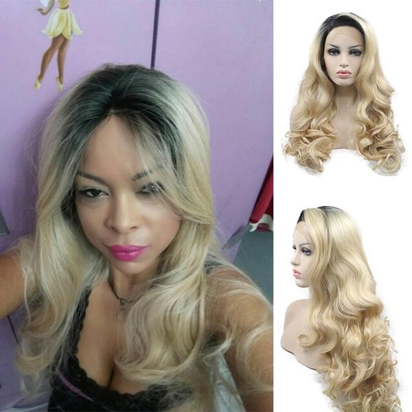 synthetic wigs blonde curly lace front wig body wave ombre with dark black roots cosplay frontal glueless hair for women lilita
synthetic wigs blonde curly lace front wig body wave ombre with dark black roots cosplay frontal glueless hair for women lilita