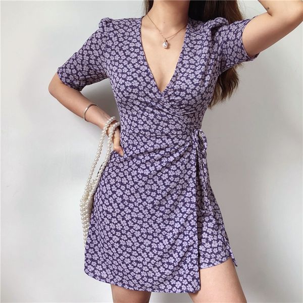 women summer dress 2021 new arrivals short sleeve v neck print floral retro yellow purple black party dresses vestidos, Black;gray
women summer dress 2021 new arrivals short sleeve v neck print floral retro yellow purple black party dresses vestidos, Black;gray
