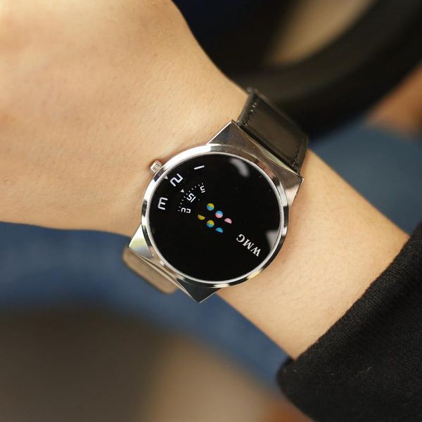 wristwatches personality creativity black white women watches fashion leather watch men woman quartz clock gifts, Slivery;brown
wristwatches personality creativity black white women watches fashion leather watch men woman quartz clock gifts, Slivery;brown