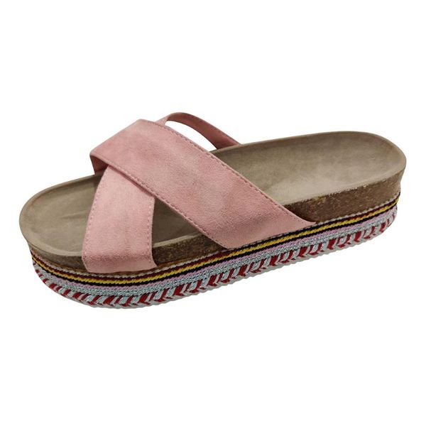 slippers platform women thick bottom women's ladies casual platforms sliders cross strap outdoor shoes beach summer, Black
slippers platform women thick bottom women's ladies casual platforms sliders cross strap outdoor shoes beach summer, Black