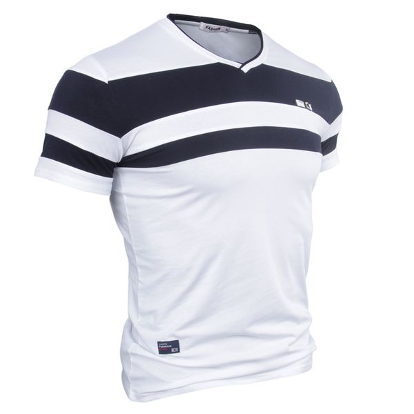 mens tees polos summer stripe t shirt men casual short sleeve t shirts male fashion trend simple tees plus size eu m-4xl, White;black
mens tees polos summer stripe t shirt men casual short sleeve t shirts male fashion trend simple tees plus size eu m-4xl, White;black