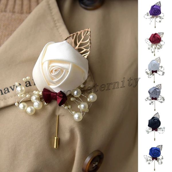 silk rose flower groom boutonniere gold alloy bridal wedding decor mariage corsage brooches imitation pearl for women men corsage pin, Gray
silk rose flower groom boutonniere gold alloy bridal wedding decor mariage corsage brooches imitation pearl for women men corsage pin, Gray