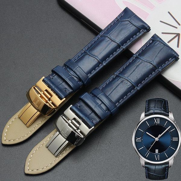 watch bands shengmeirui 21mm blue black brown leather strap for tissote 1853 t-classic t099 men's accessories
watch bands shengmeirui 21mm blue black brown leather strap for tissote 1853 t-classic t099 men's accessories