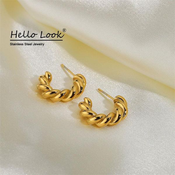 hoop & huggie hellolook ladies twist spiral earrings fashion 18k gold plated stacking braided earring women jewelry, Golden;silver
hoop & huggie hellolook ladies twist spiral earrings fashion 18k gold plated stacking braided earring women jewelry, Golden;silver