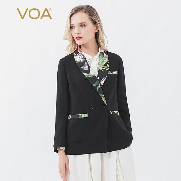women's jackets voa silk 60mm matte black heavy filler print panel qing guo ling double-breasted long sleeve stiffness jacket w599, Black;brown
women's jackets voa silk 60mm matte black heavy filler print panel qing guo ling double-breasted long sleeve stiffness jacket w599, Black;brown