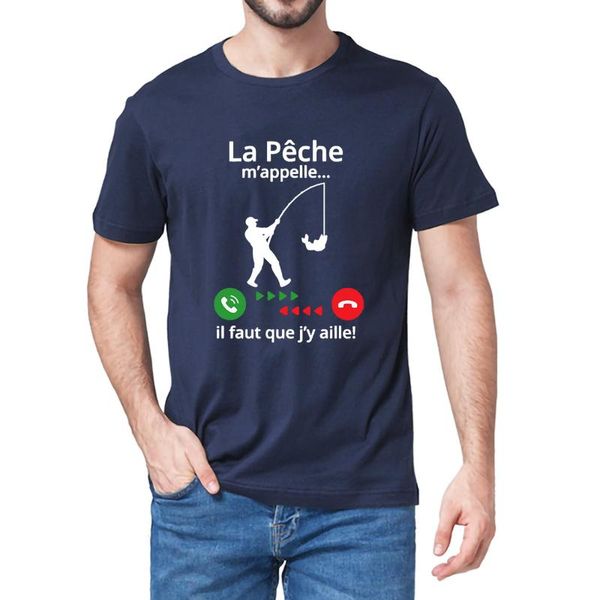 men's t-shirts 100% cotton fishing calls me i must go la pêche m'appelle, je dois y aller funny summer t-shirt casual soft tee, White;black
men's t-shirts 100% cotton fishing calls me i must go la pêche m'appelle, je dois y aller funny summer t-shirt casual soft tee, White;black