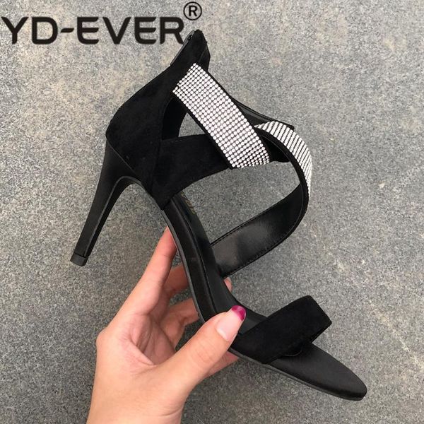 dress shoes fashion women sandals casual designer black suede strass strappy ankle-wrap high heels
dress shoes fashion women sandals casual designer black suede strass strappy ankle-wrap high heels