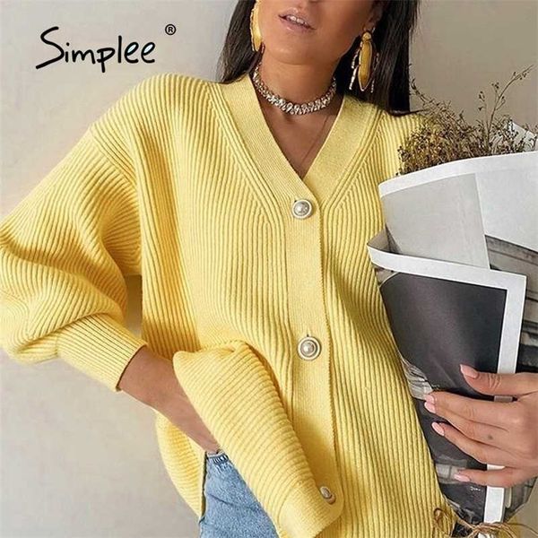 casual long knitted cardigan female autumn winter loose lantern sleeve sweater basic white button women's 211122, White;black
casual long knitted cardigan female autumn winter loose lantern sleeve sweater basic white button women's 211122, White;black