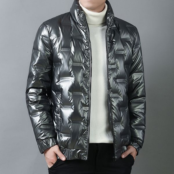 2021 new men's down jacket short winter light and thin handsome trendy white duck bright coat stand collar, Black
2021 new men's down jacket short winter light and thin handsome trendy white duck bright coat stand collar, Black