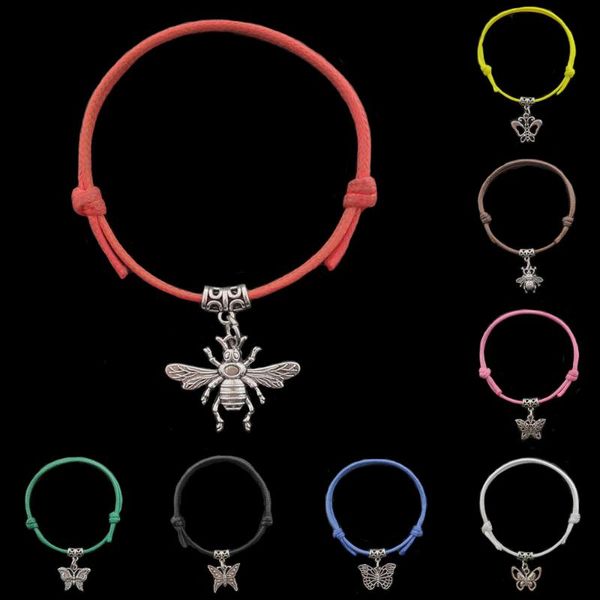 charm bracelets simple adjustable old-fashioned retro siver plated honeybee butterfly insect rope bracelet for women men children jewelry gi, Golden;silver
charm bracelets simple adjustable old-fashioned retro siver plated honeybee butterfly insect rope bracelet for women men children jewelry gi, Golden;silver