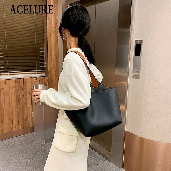 shoulder bags acelure simple style handle women designer handbags female high capacity soft pu leather casual tote bag
shoulder bags acelure simple style handle women designer handbags female high capacity soft pu leather casual tote bag