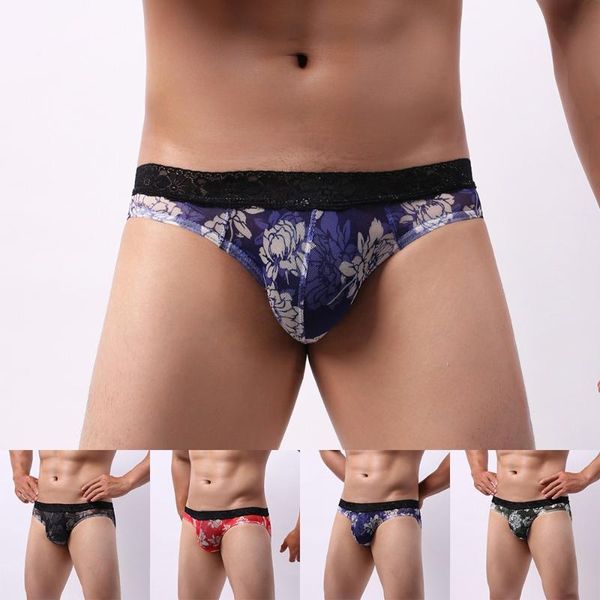 underpants men's underwear bulge pouch convex briefs printed flower transparent lace breathable male panties erotic jockstrap, Black;white
underpants men's underwear bulge pouch convex briefs printed flower transparent lace breathable male panties erotic jockstrap, Black;white