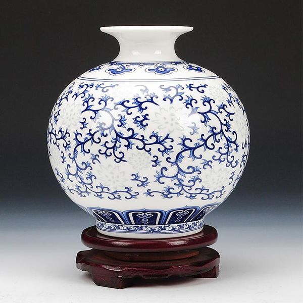 vases jingdezhen rice-pattern porcelain pomegranate vase antique blue-and-white bone china decorated ceramic
vases jingdezhen rice-pattern porcelain pomegranate vase antique blue-and-white bone china decorated ceramic