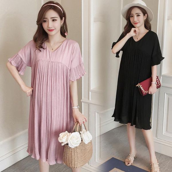 maternity dresses women's dress for pregnant women v neck solid plus size pleated pregnancy clothing clothes, White
maternity dresses women's dress for pregnant women v neck solid plus size pleated pregnancy clothing clothes, White