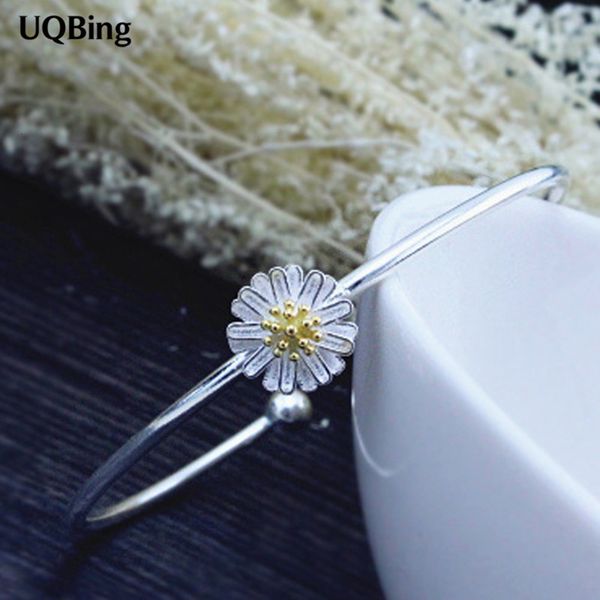 explosion 925 sterling silver daisy bracelet fashion accessories women's srebrna bransoletka, Black
explosion 925 sterling silver daisy bracelet fashion accessories women's srebrna bransoletka, Black
