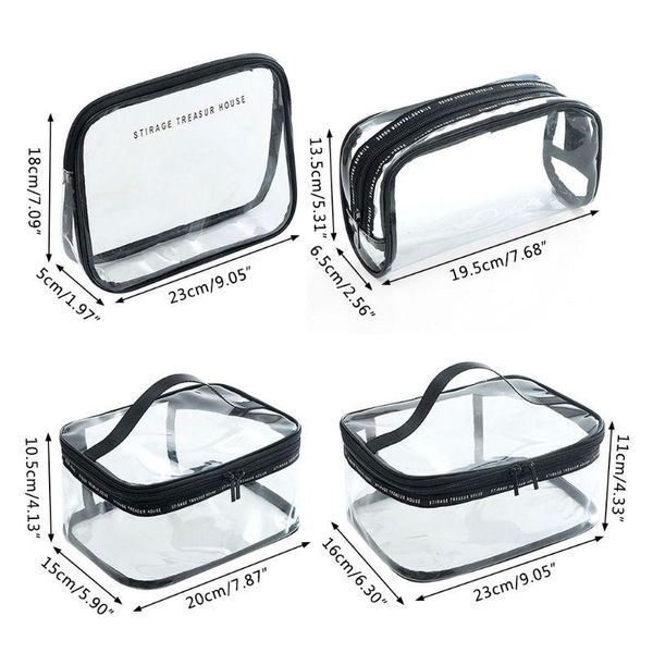 cosmetic bags & cases clear transparent pvc travel makeup bag toiletry zip wash pouch h8wd
cosmetic bags & cases clear transparent pvc travel makeup bag toiletry zip wash pouch h8wd