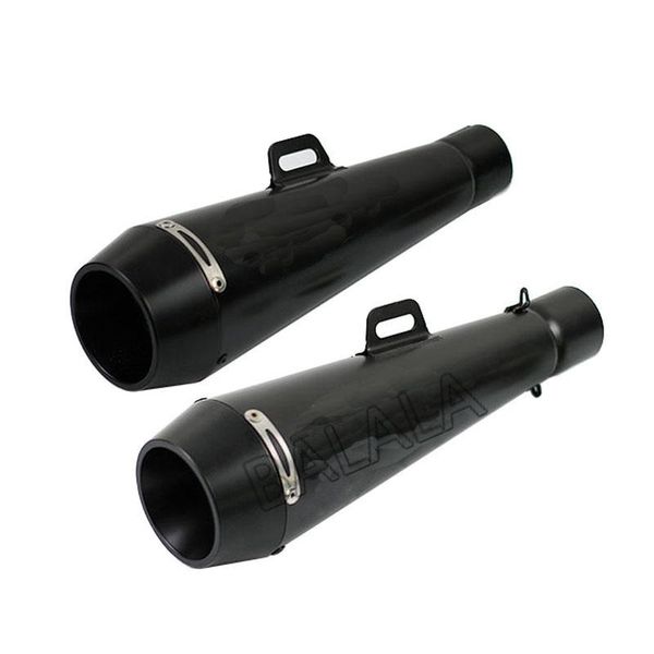 motorcycle exhaust system 38-51mm muffler pipe moto scooter gp pot for most motocross dirt bike atv slip on