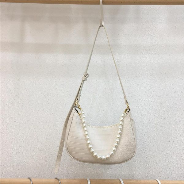 evening bags niche high-class sense of gentle temperament crocodile pattern pearl portable crescent bag shoulder arm crossbody
evening bags niche high-class sense of gentle temperament crocodile pattern pearl portable crescent bag shoulder arm crossbody