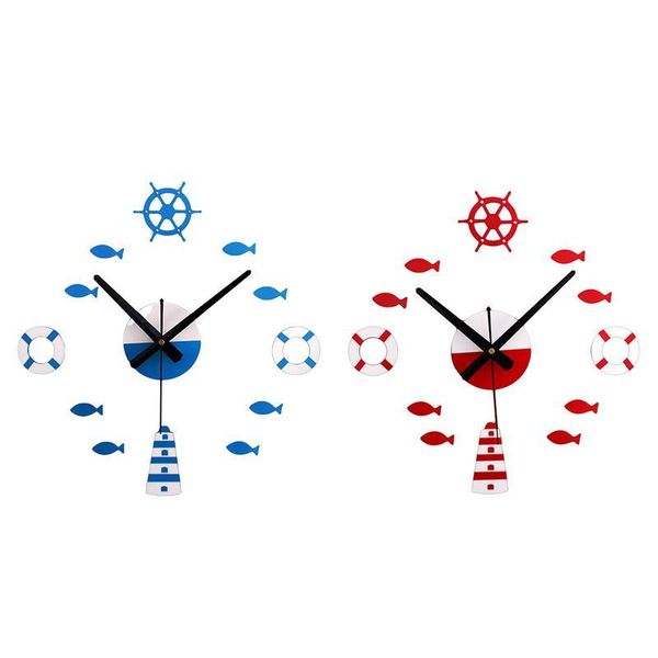 wall clocks creative mediterranean style diy tower helm life circle small fish clock mute living room study bedroom dec
wall clocks creative mediterranean style diy tower helm life circle small fish clock mute living room study bedroom dec