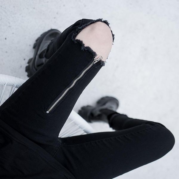 women's jeans plus size trousers 5xl pencil pant zipper women denim ol vintage high elastic waist casual pants punk black clothing, Blue
women's jeans plus size trousers 5xl pencil pant zipper women denim ol vintage high elastic waist casual pants punk black clothing, Blue