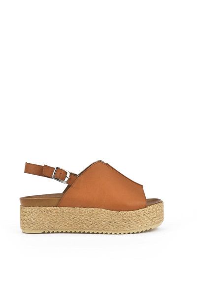sandals , women genuine leather 111353 2233 tan, Black