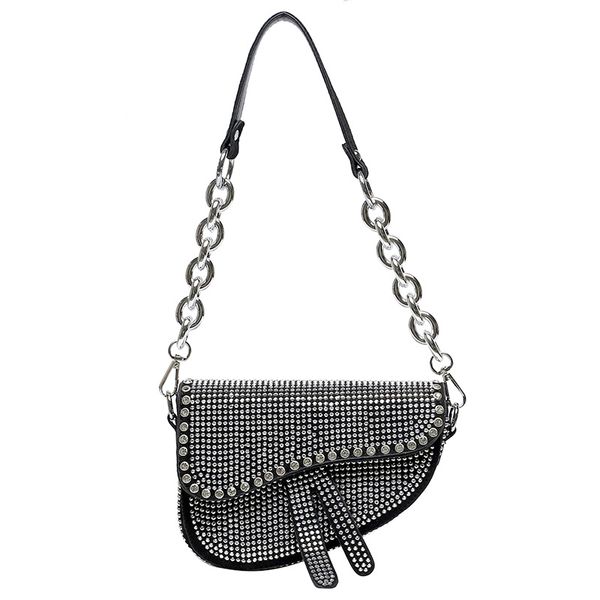 ladies fashion shoulder bag inlaid rhinestones saddle shape design high-end magnetic buckle mobile phone mini a good gift for birthday thank
ladies fashion shoulder bag inlaid rhinestones saddle shape design high-end magnetic buckle mobile phone mini a good gift for birthday thank