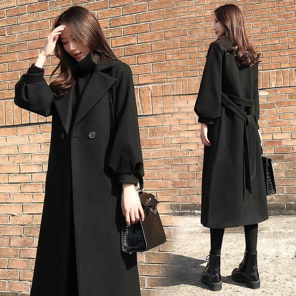 women's jackets cmaz 2021 autumn winter thick coats for women plus lining hepburn style woolen coat, Black;brown
women's jackets cmaz 2021 autumn winter thick coats for women plus lining hepburn style woolen coat, Black;brown