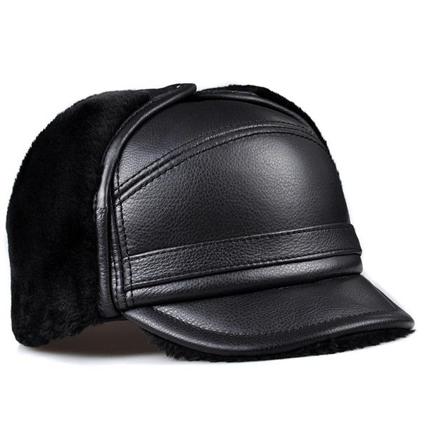 berets fashion 2021 winter bomber hat men russian brown leather ushanka cap with ear flaps warm genuine cow brand baseball, Blue;gray
berets fashion 2021 winter bomber hat men russian brown leather ushanka cap with ear flaps warm genuine cow brand baseball, Blue;gray