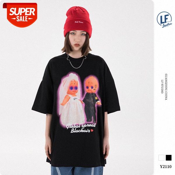 lawfoo national men's clothing wedding doll three-dimensional printing loose short-sleeved t-shirt #8d9k, White;black
lawfoo national men's clothing wedding doll three-dimensional printing loose short-sleeved t-shirt #8d9k, White;black