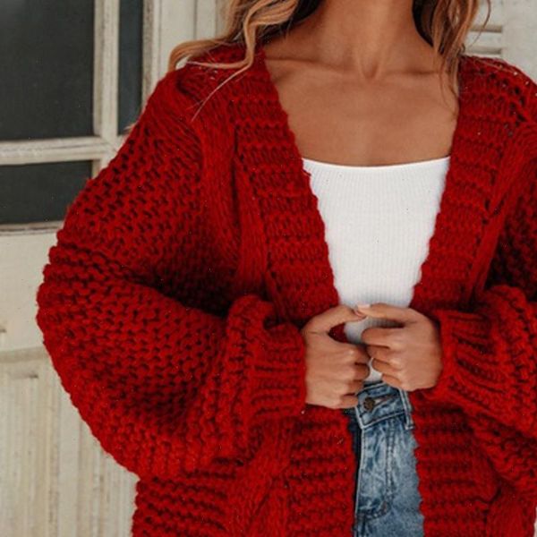 women long cardigan solid lantern sleeve sweater coat 2021 autumn female knitting outwear jacket casual knittwear, White;black
women long cardigan solid lantern sleeve sweater coat 2021 autumn female knitting outwear jacket casual knittwear, White;black