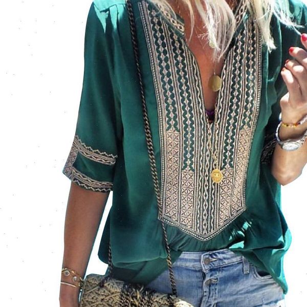 ethnic women casual v neck embroidery plus size half sleeve blouse new drop shipping, White
ethnic women casual v neck embroidery plus size half sleeve blouse new drop shipping, White
