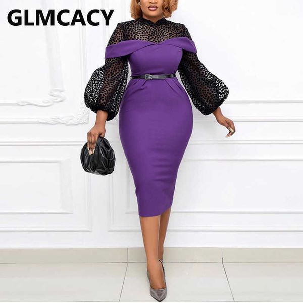 women polka mesh insert lantern sleeve elegant dress slim ol daily work dresses 210702, Black;gray
women polka mesh insert lantern sleeve elegant dress slim ol daily work dresses 210702, Black;gray