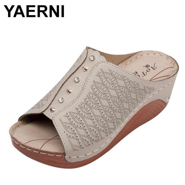 slippers yaerniwomen's platform sandals shoes woman slip on ladies gladiator flat women's plus size wedge heel female, Black
slippers yaerniwomen's platform sandals shoes woman slip on ladies gladiator flat women's plus size wedge heel female, Black