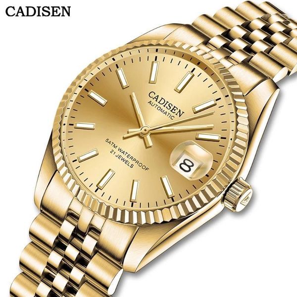 wristwatches 2021 all gold luxury cadisen men's mechanical watches business automatic watch men waterproof clock man relogio masculino, Slivery;brown
wristwatches 2021 all gold luxury cadisen men's mechanical watches business automatic watch men waterproof clock man relogio masculino, Slivery;brown