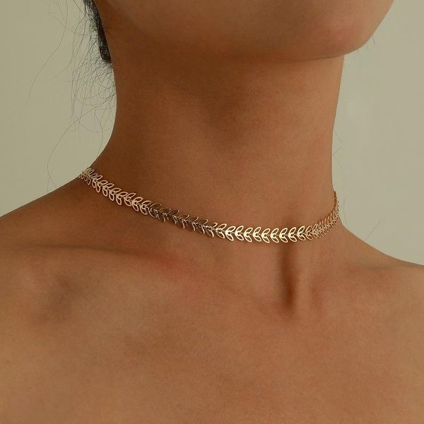 chokers fashion women necklace brand design hollow out leaf geometry pendant clavicle chain trend female accessories collar, Golden;silver
chokers fashion women necklace brand design hollow out leaf geometry pendant clavicle chain trend female accessories collar, Golden;silver