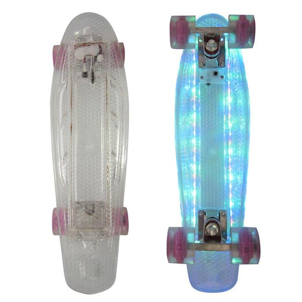 22 inch banana skateboard with led light single rocker the deck and wheels all flashing mini skateboard
22 inch banana skateboard with led light single rocker the deck and wheels all flashing mini skateboard