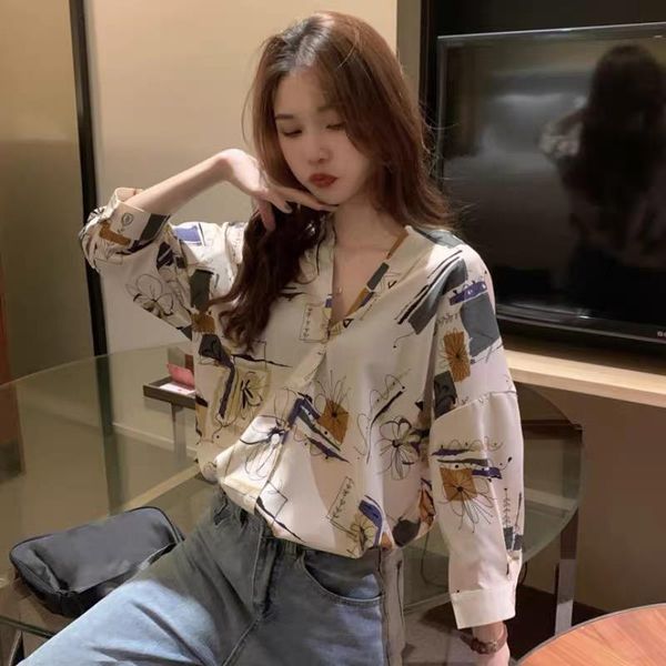 women's blouses & shirts make firm offers seven han edition loose show thin v-neck shirt sleeve blouse is prevented bask in unlined upp, White
women's blouses & shirts make firm offers seven han edition loose show thin v-neck shirt sleeve blouse is prevented bask in unlined upp, White