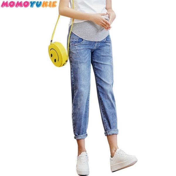 vintgae washed denim maternity jeans for pregnant women clothes elastic waist belly loose pants pregnancy gravidas clothing 210918, White
vintgae washed denim maternity jeans for pregnant women clothes elastic waist belly loose pants pregnancy gravidas clothing 210918, White