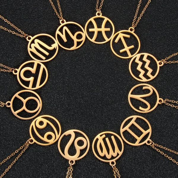 pendant necklaces rinhoo stainless steel star zodiac sign necklace 12 constellation women gold chain men jewelry gift, Silver
pendant necklaces rinhoo stainless steel star zodiac sign necklace 12 constellation women gold chain men jewelry gift, Silver