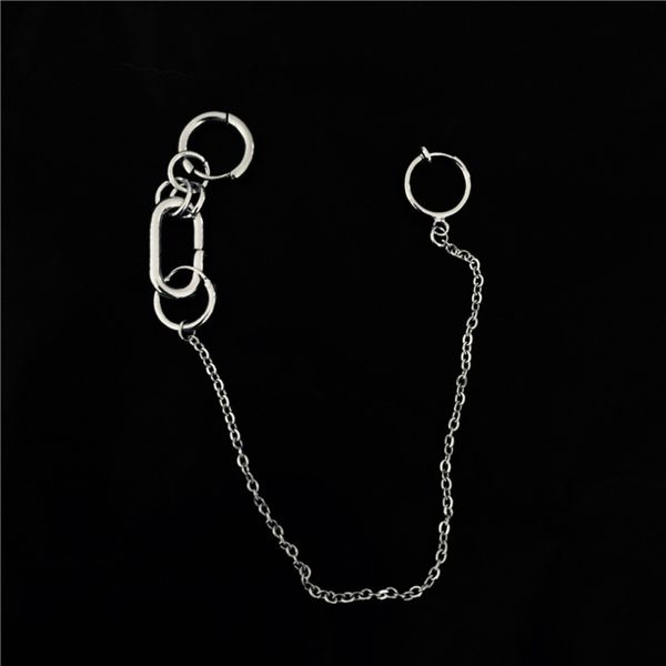 hbp net red punk fashion cool personality nose chain one piece without perforated lip ring earrings ear clip, Silver
hbp net red punk fashion cool personality nose chain one piece without perforated lip ring earrings ear clip, Silver