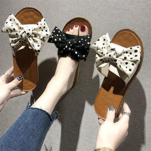2021 summer seaside vacation beach sandals and slippers women's shoes bohemian fairy polka dot bow ladies flat slippers, Black
2021 summer seaside vacation beach sandals and slippers women's shoes bohemian fairy polka dot bow ladies flat slippers, Black